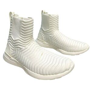 APL Womens TechLoom Bliss Sock Sneakers White Size 7.5 Lightweight Knit NEW